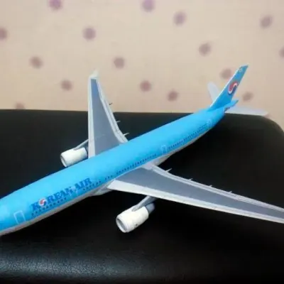Бумажная модель Авиалайнер Airbus A330 Korean Air