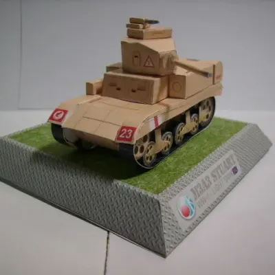 Бумажная модель Танк Стюарт M3A3
