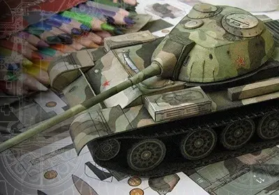 Бумажная модель Танк Т-54