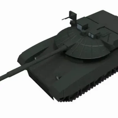 Бумажная модель Танк Черный орел