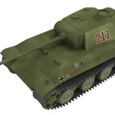 Бумажная модель Танк Пантера