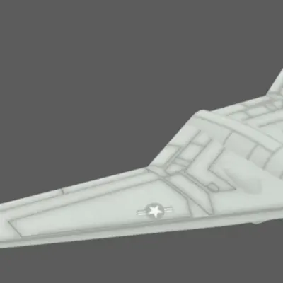 Бумажная модель Беспилотный самолет RQ-170 Sentinel