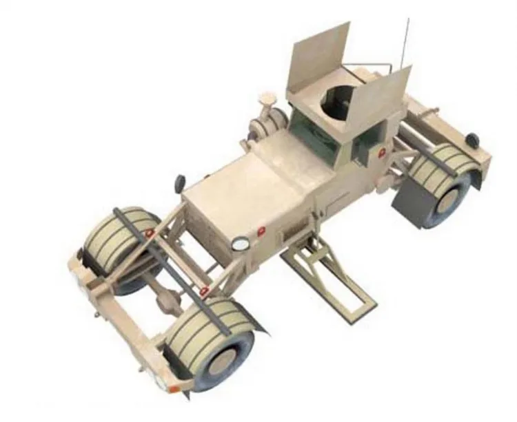 Бумажная модель Система разведки мин T/MDV Husky