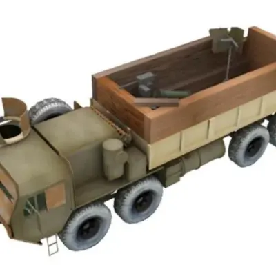 Бумажная модель Тактический грузовик HEMTT M-977