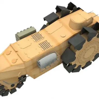 Бумажная модель Минный очиститель Alkett VsKfz 617