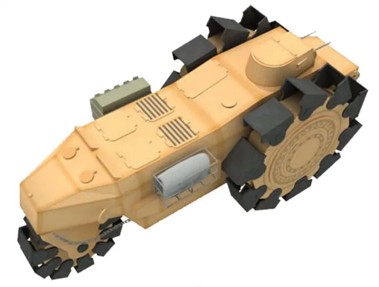 Бумажная модель Минный очиститель Alkett VsKfz 617