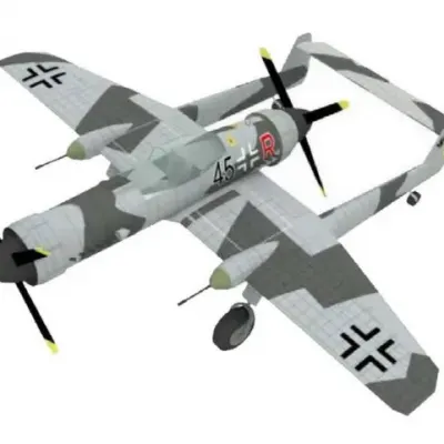 Бумажная модель Штурмовик Junkers Ju EF112