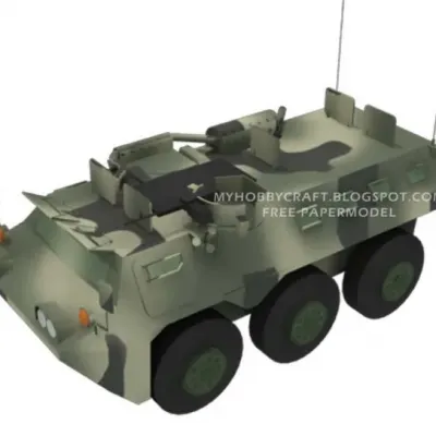 Бумажная модель Бронетранспортер APS-3 Anoa