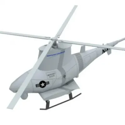 Бумажная модель Беспилотный вертолет MQ-8 Fire Scout