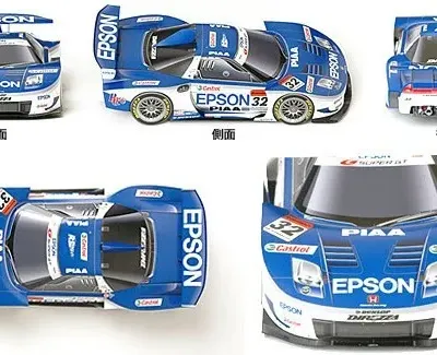 Бумажная модель Автомобиль Honda NSX 2005 [средняя сложность]