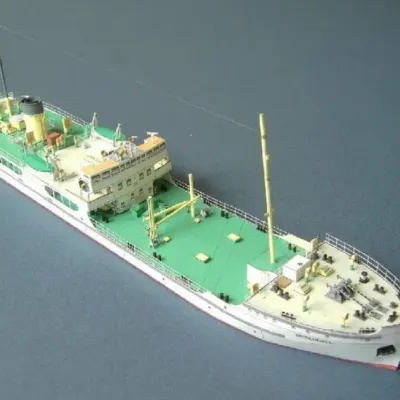 Бумажная модель Пароход SS Shieldhall