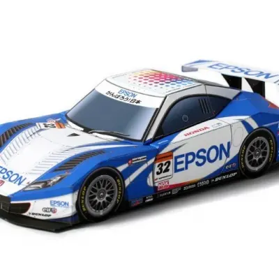 Бумажная модель Автомобиль Honda HSV-010 GT 2011 [без клея]