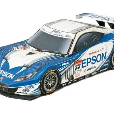 Бумажная модель Автомобиль Honda HSV-010 GT 2013 [без клея]