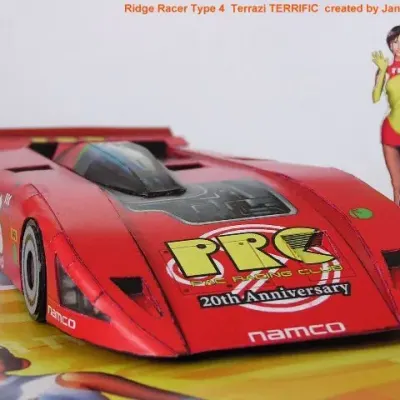 Бумажная модель Автомобиль Terrazi Terrific (Ridge Racer Type 4)