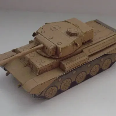 Бумажная модель Танк Комета