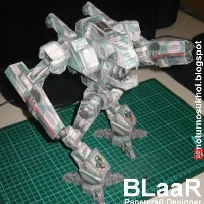 Бумажная модель Робот Wildcat (MechWarrior)