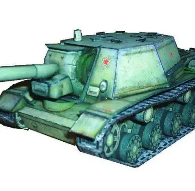 Бумажная модель Самоходная установка СУ-152