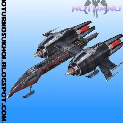 Бумажная модель Космический корабль Raven s Claw (Звездные войны)
