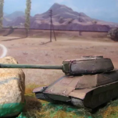 Бумажная модель Танк ИС-6