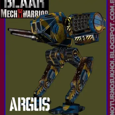 Бумажная модель Робот Argus (MechWarrior)