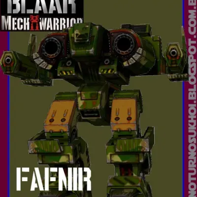 Бумажная модель Робот Fafnir (MechWarrior)