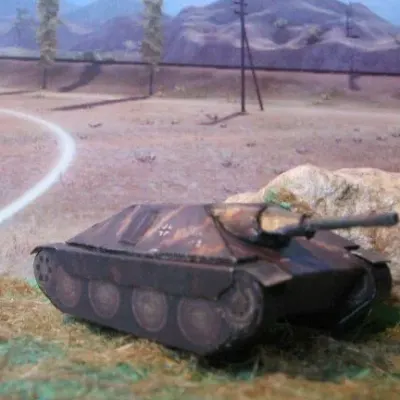 Бумажная модель Самоходная установка Hetzer