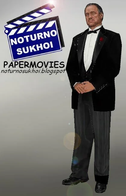Бумажная модель Дон Вито Корлеоне (Крестный отец)