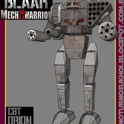 Бумажная модель Робот Orion (MechWarrior)