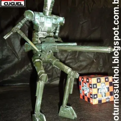 Бумажная модель Дроид-убийца IG-88 (Звездные войны)