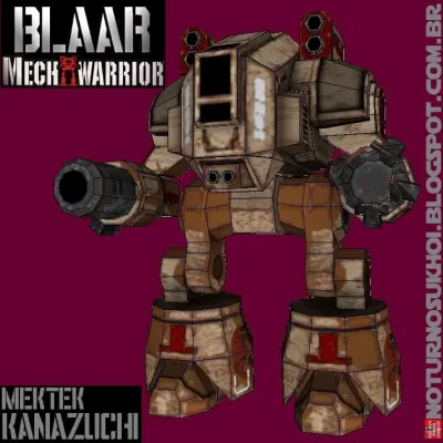 Бумажная модель Робот Kanazuchi (MechWarrior)
