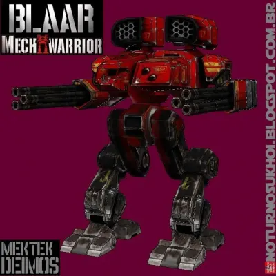 Бумажная модель Робот Deimos (MechWarrior)