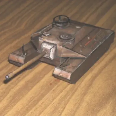 Бумажная модель Самоходная установка T28