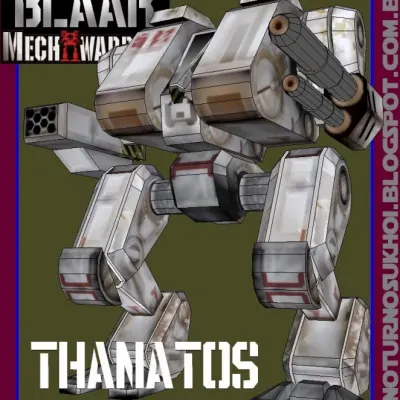 Бумажная модель Робот Thanatos (MechWarrior)