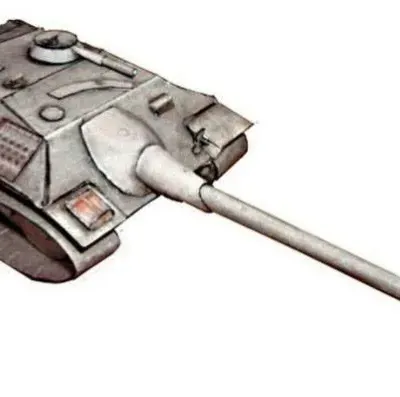 Бумажная модель Танк E-25