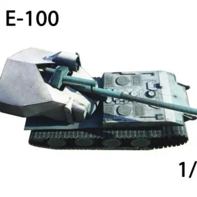 Бумажная модель Самоходная установка WT E-100