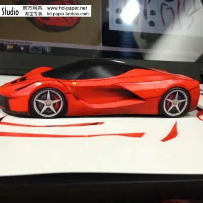 Бумажная модель Автомобиль LaFerrari