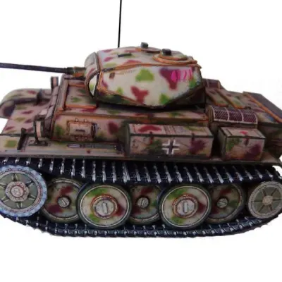 Бумажная модель Танк PzKpfw II Ausf L Luchs