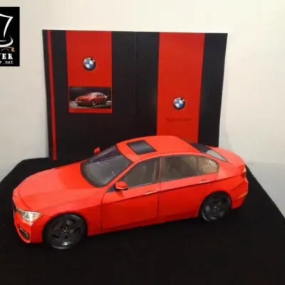 Бумажная модель Автомобиль BMW 328i