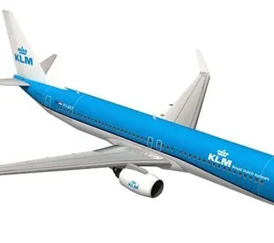 Бумажная модель Авиалайнер Boeing 737-900 KLM