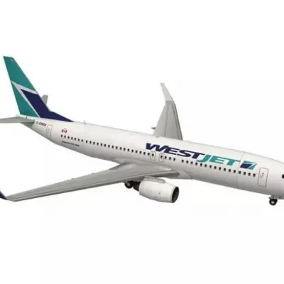 Бумажная модель Авиалайнер Boeing 737-800 WestJet