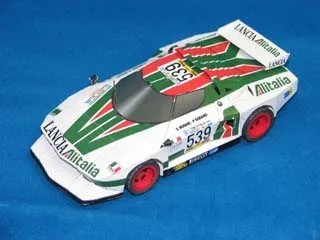 Бумажная модель Автомобиль Lancia Stratos HF GR 5
