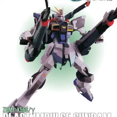 Бумажная модель Робот ZGMF-X56S/γ Blast Impulse Gundam (Gundam)