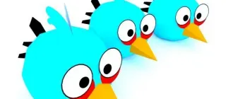 Бумажная модель Синяя птица (Angry Birds)