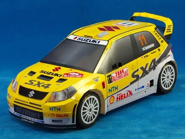 Бумажная модель Автомобиль Suzuki SX4 WRC