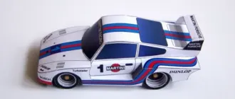 Бумажная модель Автомобиль Porsche 935