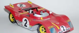 Бумажная модель Автомобиль Ferrari 312PB