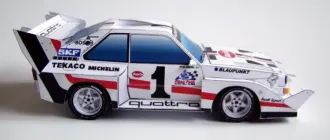 Бумажная модель Автомобиль Audi Quattro S1 Pikes Peak