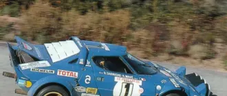 Бумажная модель Автомобиль Lancia Stratos HF Motorac
