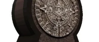 Бумажная модель Ацтекский календарь