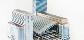 Бумажная модель Железнодорожная станция Osaka Station City